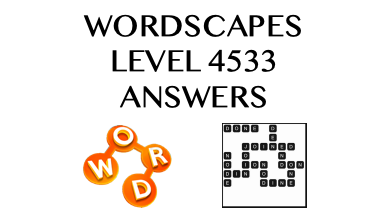 Wordscapes Level 4533 Answers