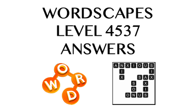 Wordscapes Level 4537 Answers