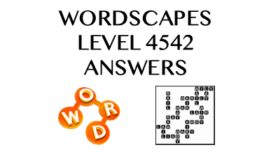 Wordscapes Level 4542 Answers