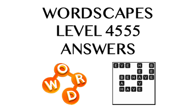 Wordscapes Level 4555 Answers