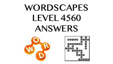 Wordscapes Level 4560 Answers