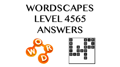 Wordscapes Level 4565 Answers
