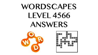Wordscapes Level 4566 Answers