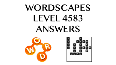 Wordscapes Level 4583 Answers