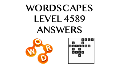 Wordscapes Level 4589 Answers