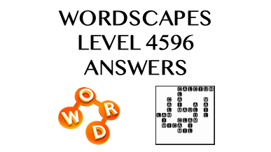 Wordscapes Level 4596 Answers