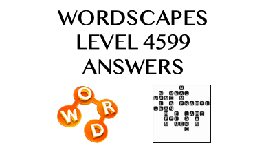 Wordscapes Level 4599 Answers