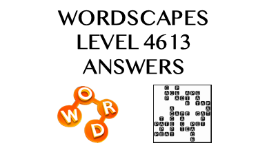 Wordscapes Level 4613 Answers