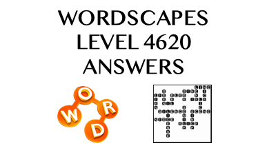 Wordscapes Level 4620 Answers