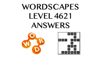 Wordscapes Level 4621 Answers