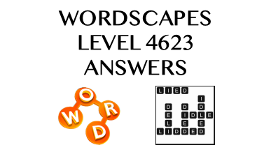 Wordscapes Level 4623 Answers
