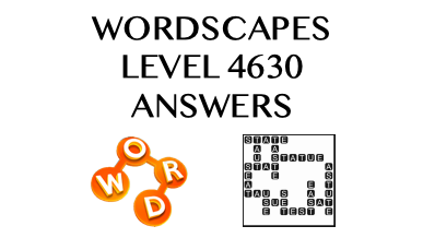 Wordscapes Level 4630 Answers