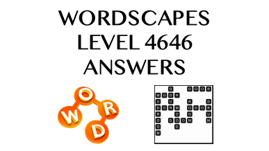 Wordscapes Level 4646 Answers