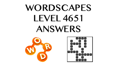 Wordscapes Level 4651 Answers