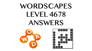Wordscapes Level 4678 Answers