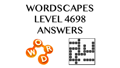 Wordscapes Level 4698 Answers