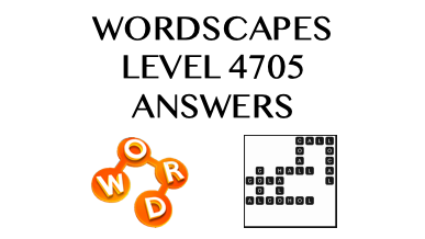 Wordscapes Level 4705 Answers