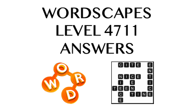 Wordscapes Level 4711 Answers