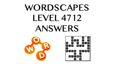 Wordscapes Level 4712 Answers