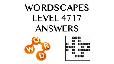 Wordscapes Level 4717 Answers