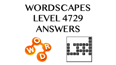 Wordscapes Level 4729 Answers