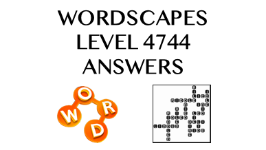 Wordscapes Level 4744 Answers