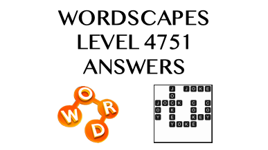 Wordscapes Level 4751 Answers