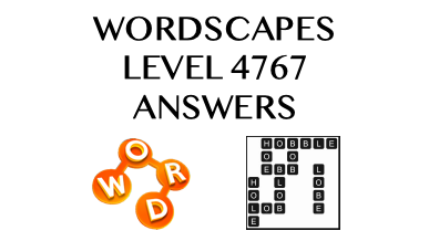 Wordscapes Level 4767 Answers