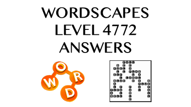 Wordscapes Level 4772 Answers
