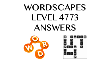 Wordscapes Level 4773 Answers
