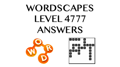 Wordscapes Level 4777 Answers