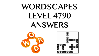Wordscapes Level 4790 Answers