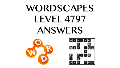 Wordscapes Level 4797 Answers