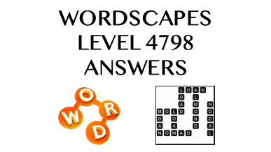 Wordscapes Level 4798 Answers