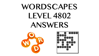 Wordscapes Level 4802 Answers
