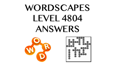 Wordscapes Level 4804 Answers