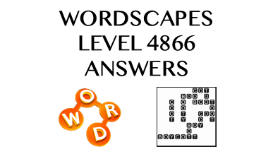 Wordscapes Level 4866 Answers