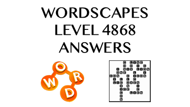 Wordscapes Level 4868 Answers