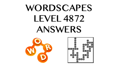 Wordscapes Level 4872 Answers