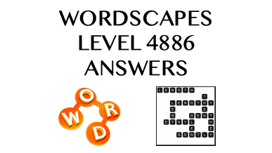 Wordscapes Level 4886 Answers