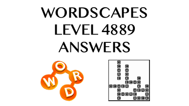 Wordscapes Level 4889 Answers