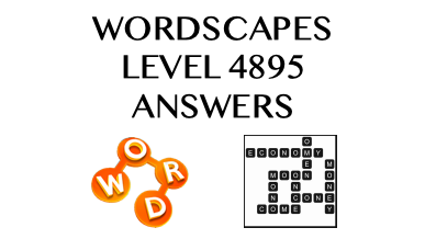 Wordscapes Level 4895 Answers