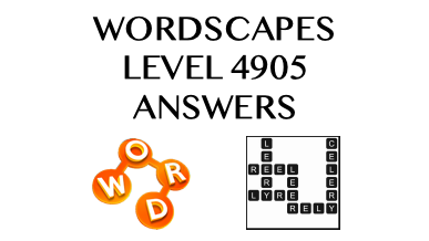 Wordscapes Level 4905 Answers