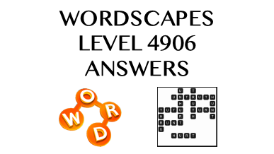 Wordscapes Level 4906 Answers