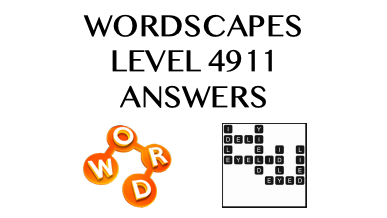 Wordscapes Level 4911 Answers