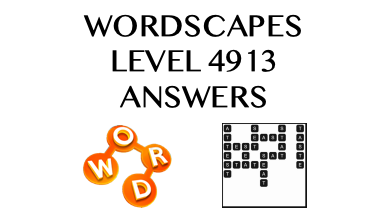 Wordscapes Level 4913 Answers