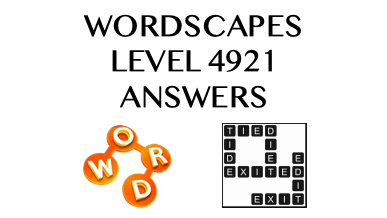 Wordscapes Level 4921 Answers