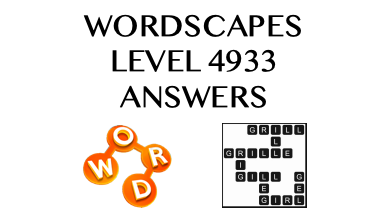 Wordscapes Level 4933 Answers