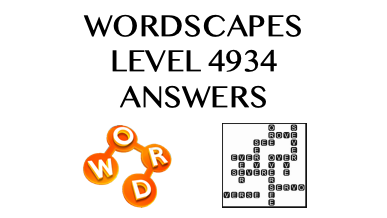Wordscapes Level 4934 Answers