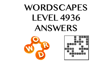 Wordscapes Level 4936 Answers